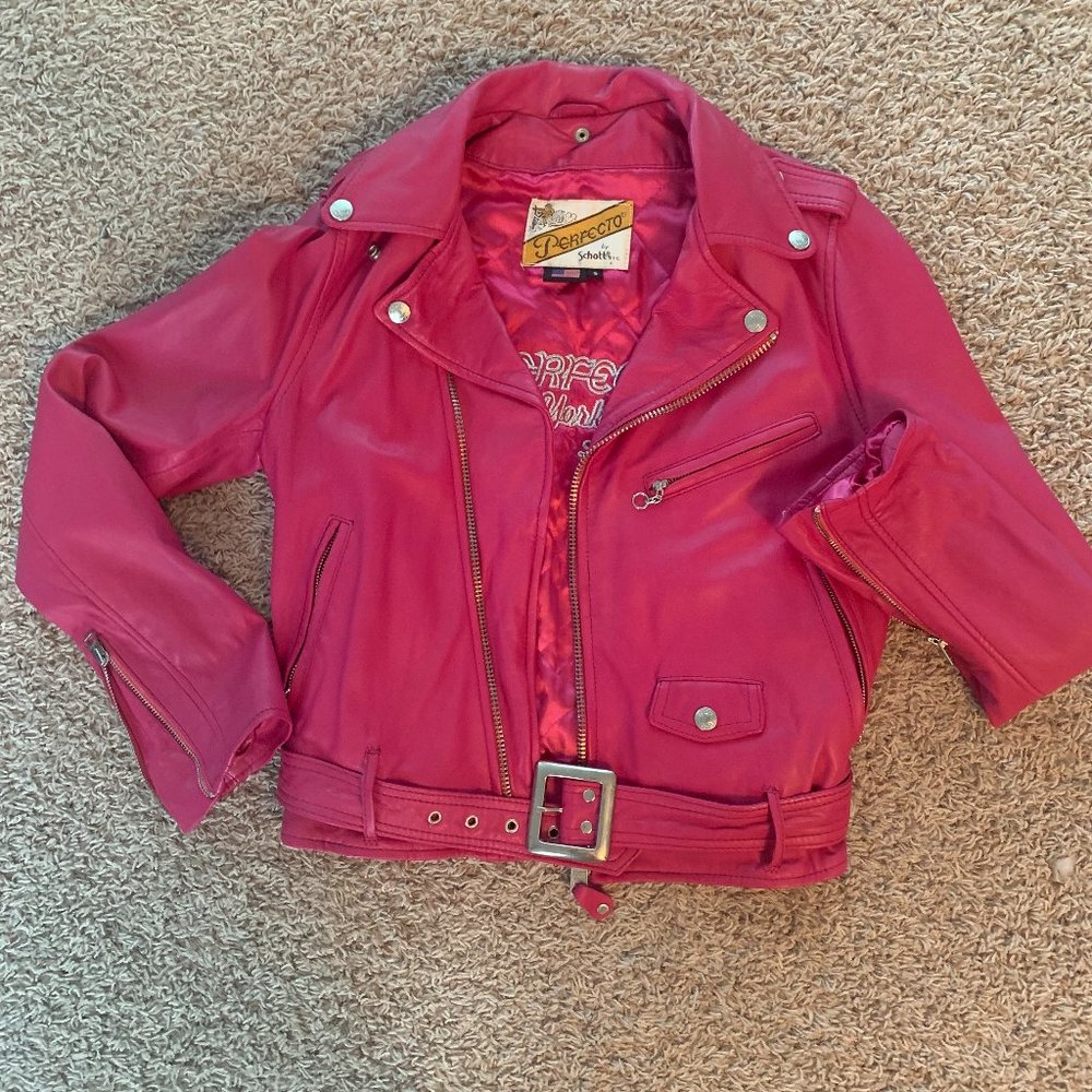 Schott NYC Perfecto Women's Lambskin Motorcycle Jacket